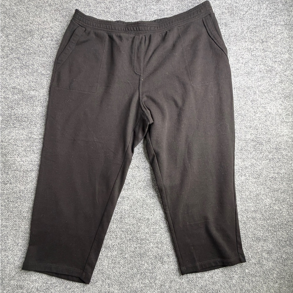 Susan Graver Weekend Bottom Essential Women’s Stretch Slim Pants Size 1XP Black